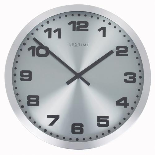Horloge Nexttime 2906zw mercure, ø25 cm, murale, argent