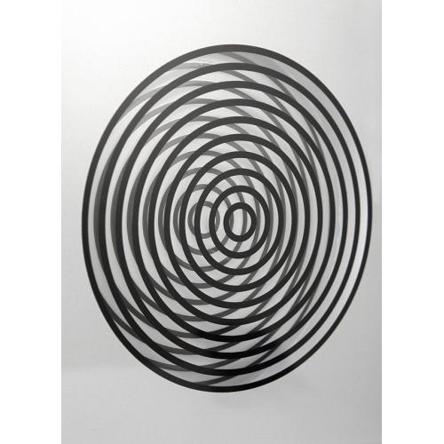 Horloge Nexttime 3028 op, 16x30,2 cm, murale, verre, argent