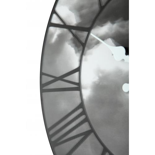 Horloge Nexttime 3037 nuages, ø39 cm, murale, noir