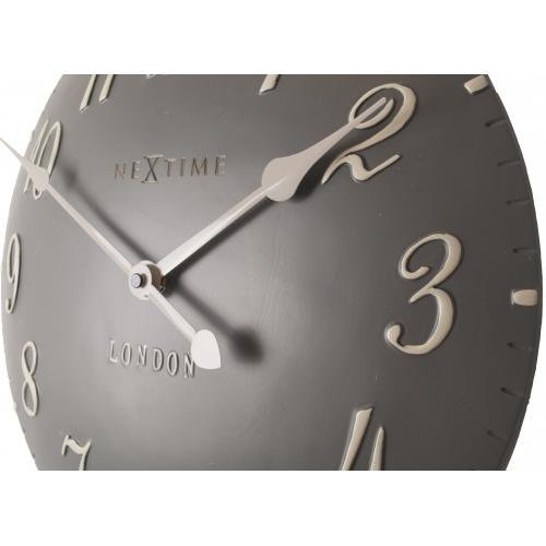 Horloge Nexttime 3084gs london arabe, ø34,5cm, murale, gris blanc