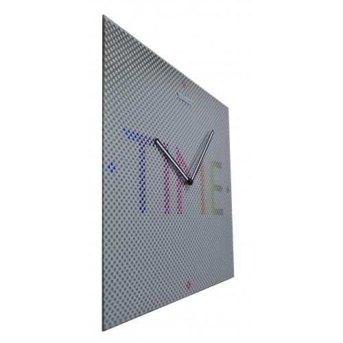 Horloge Nexttime 8165 mystère-heure, 43x43 cm, murale, métal