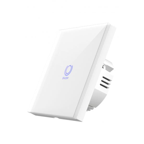 Woox r7063 interrupteur mural intelligent, wifi 2.4ghz, schuko, <= 800w, 10-30m, blanc