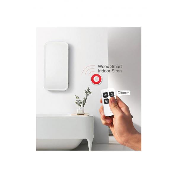 Woox r7054 télécommande intelligente, wifi, zigbee 3.0, assistant google amazon alexa, 30m, blanc