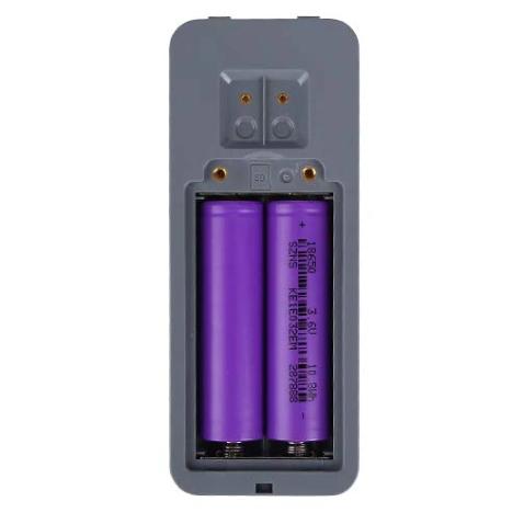 Woox r18650 est un lot de 2 accus lithium-ion rechargeables type 18650