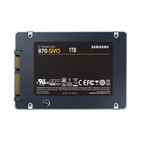 Samsung mz-77q1t0bw 870 qvo ssd, 1000 go, 2.5, sata3 6 gbit s, v-nand mlc, 560 mo s, 98000 iops
