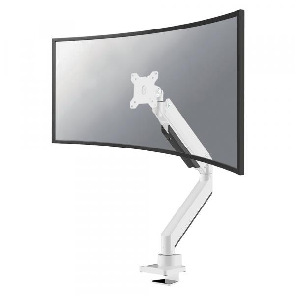 Neomounts NM-D775WHITEPLUS ÉCRAN CURVE MONTRE, 49, 18 kg, 100 mm, boulon de serrage, blanc
