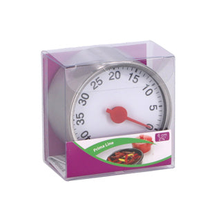 Patisse minuterie de cuisine magnétique acier inoxydable 6 cm | 2 pièces