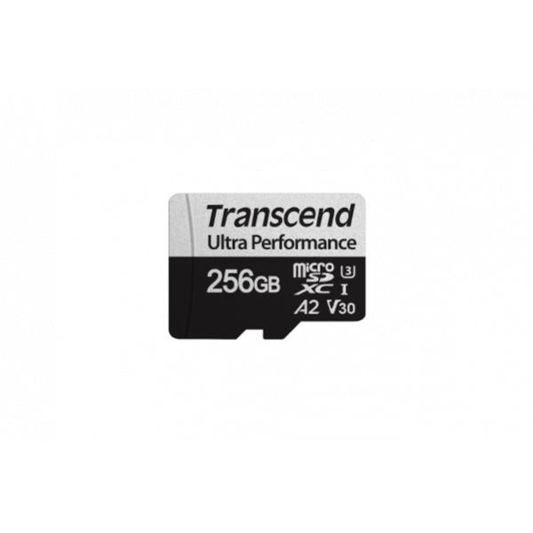 Transcend TS64gusd340s Adaptateur MicroSD W 64 Go UHS-I U3 A2 Ultra Performance, 160-80 Mo