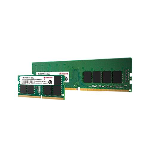 Transcend jm3200hsb-16g jetram, 16 go, ddr4, so-dimm, 3200 mhz, 2rx8, 1gx8, cl22, 1.2v