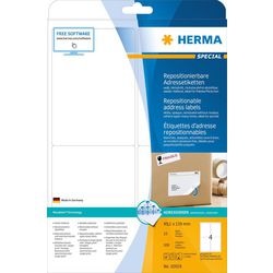 Herma 10019 étiquettes d'adresse blanches