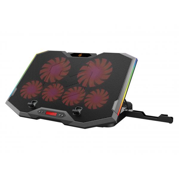 Conceptronic thyia01b thyia ergo support de refroidissement pour ordinateur portable de jeu à 6 ventilateurs, 17 43,2 cm, 6 pièce(s) boutons,