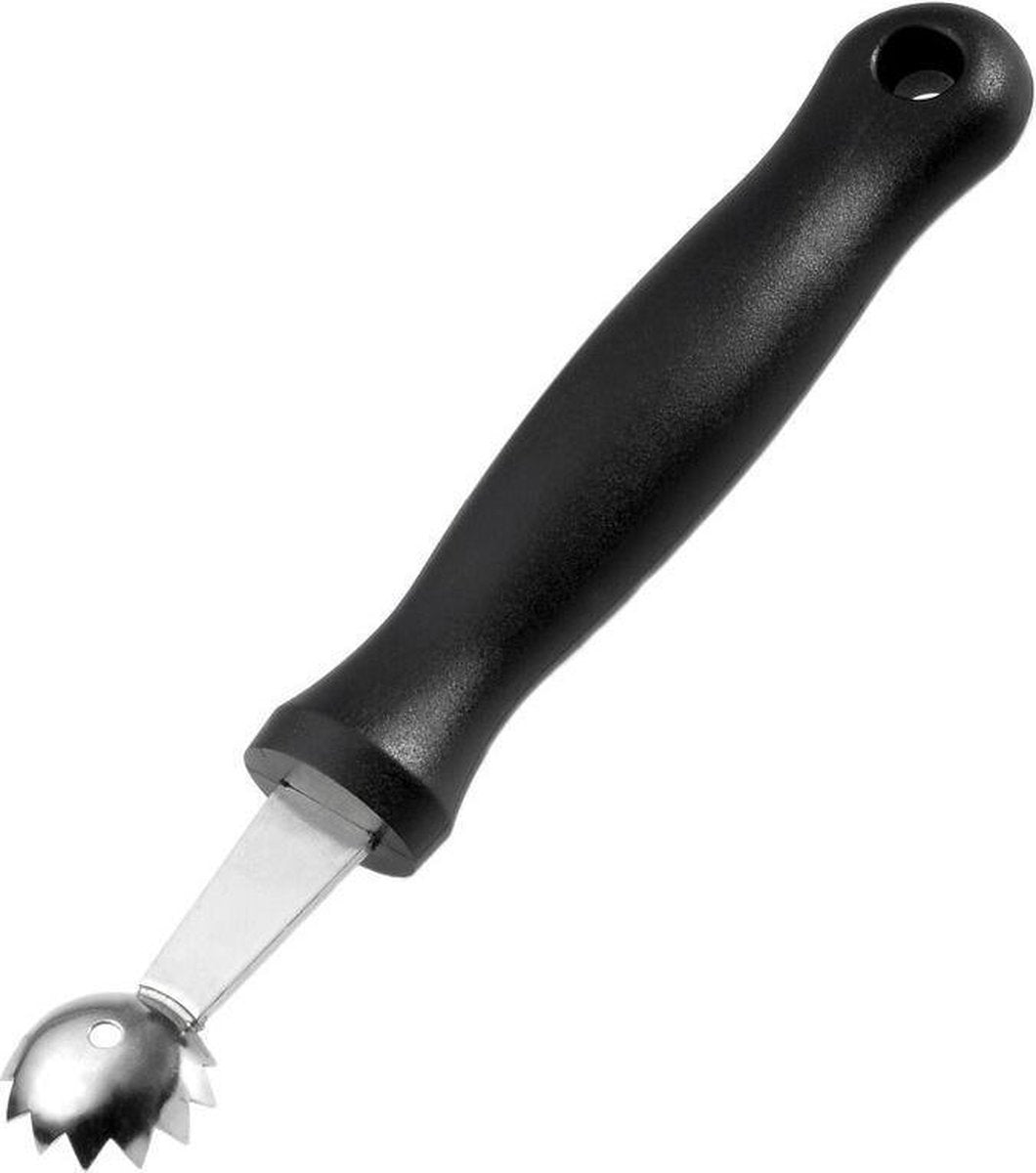 Westmark pelle à tiges de tomates, avec bord dentelé, ø 2,1 cm, longueur : 16,6 cm, plastique inox, doux, noir, 28202270
