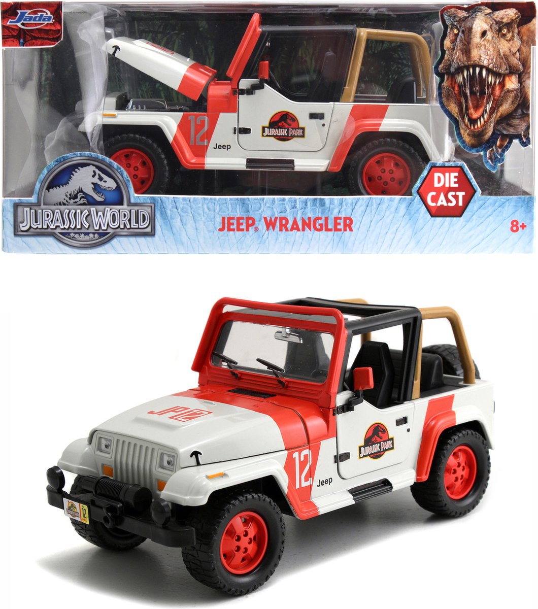 Jouets Jada - Monde Jurassique 1992 - Jeep Wrangler - 1 24