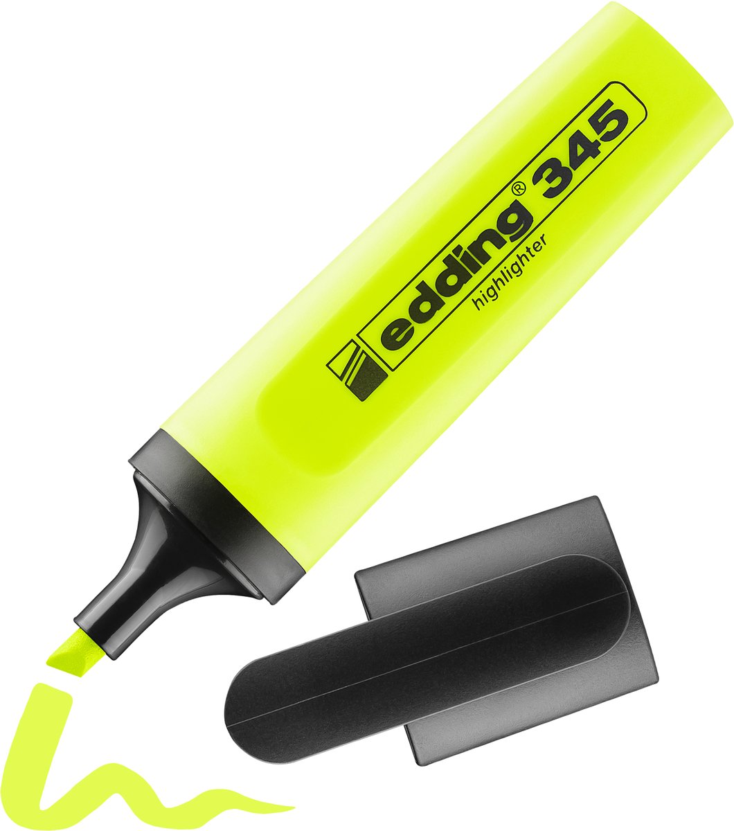Edding 345 surligneur - jaune