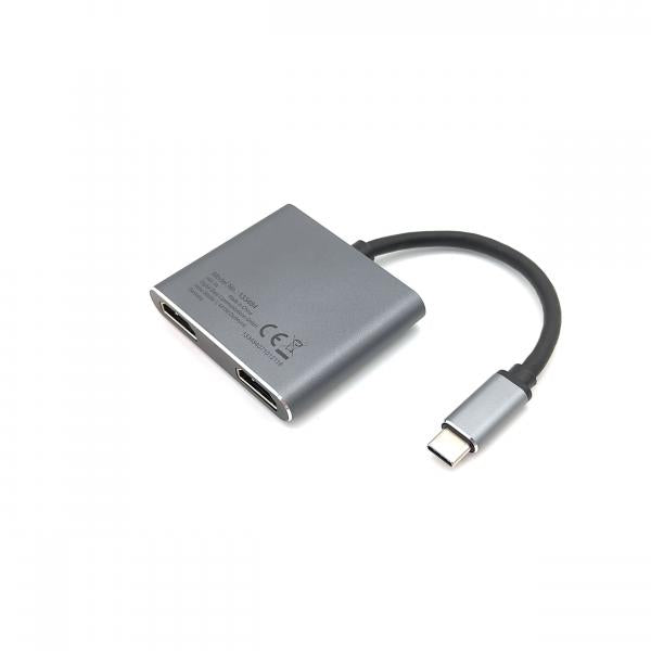Equip 133484 USB-C 4 en 1 double adaptateur HDMI