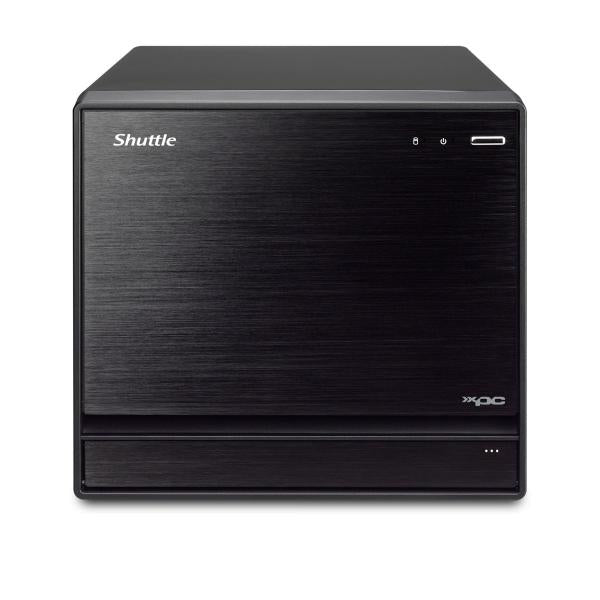 Shuttle sh570r8 noir xpc slim cube pc barebone, taille 13l, lga1200, 4x ddr4, dimm, wi-fi 5, 500 w