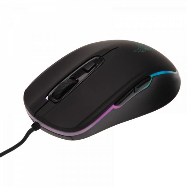 Souris de jeu RVB filaire L33t gaming 160399, 6 boutons, 10 000 dpi, USB