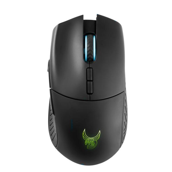 Souris de jeu sans fil L33t gaming 160377, USB, 16 000 dpi, chargement Qi, 1,6 m