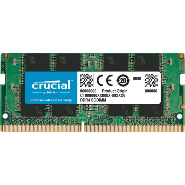 Crucial CT16G4SFRA32A SO-DIMM, 16 Go, DDR4, 3200 MHz, CL22, 260-Pin-Unbardered