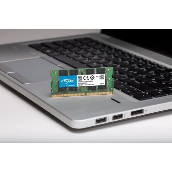 Crucial CT16G4SFRA32A SO-DIMM, 16 Go, DDR4, 3200 MHz, CL22, 260-Pin-Unbardered