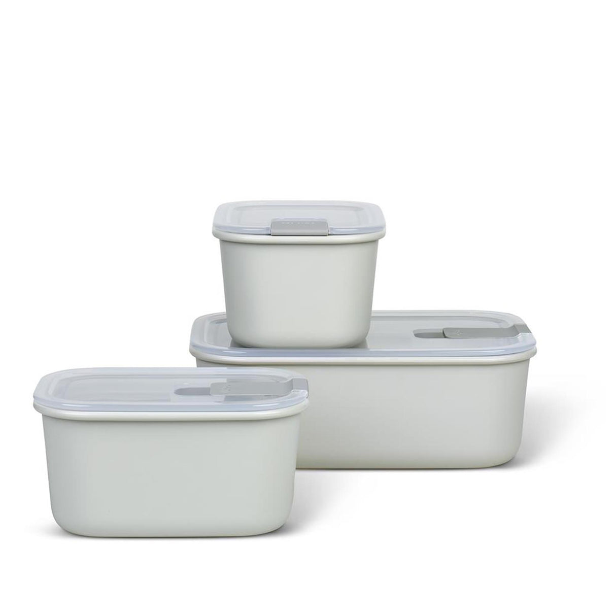 Mepal boîtes de conservation alimentaire easyclip 3 pièces blanc