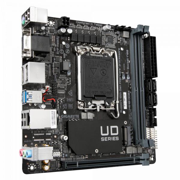 Gigabyte h610i ddr4 h610i ddr4, mini-itx, intel, lga 1700, ddr4 dimm, 64 go, m.2, tr/min, gblan