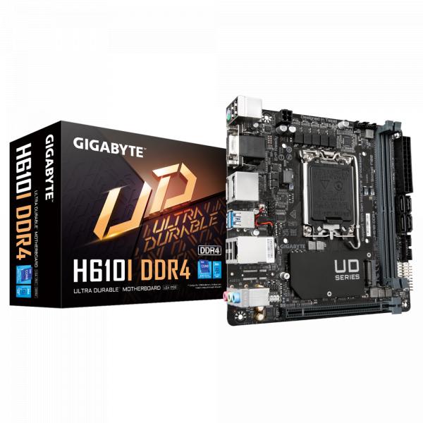 Gigabyte h610i ddr4 h610i ddr4, mini-itx, intel, lga 1700, ddr4 dimm, 64 go, m.2, tr/min, gblan
