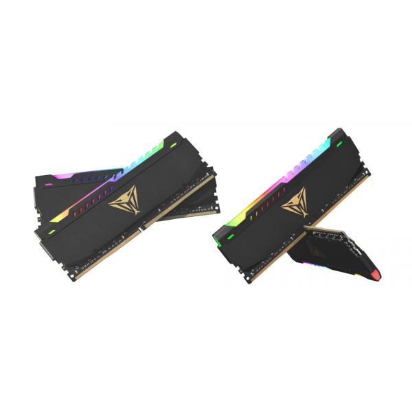 Patriot pvsr416g320c6k viper acier rgb double kit, dimm, 16 go, ddr4, 3200 mhz, noir, hs