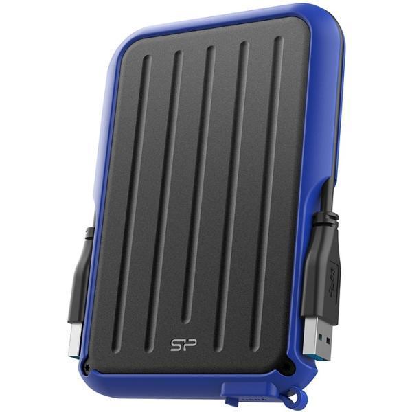 Disque dur portable Silicon Power SP040TBPHD66LS3B Armor A66, 4 To, USB3.2 Gen 1, MIL-STD