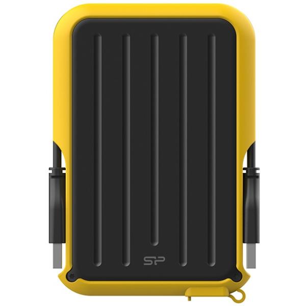 Silicon power sp010tbphd66ss3y armor a66 disque dur portable, 1 to, USB3.2 gen 1, jaune, certificat