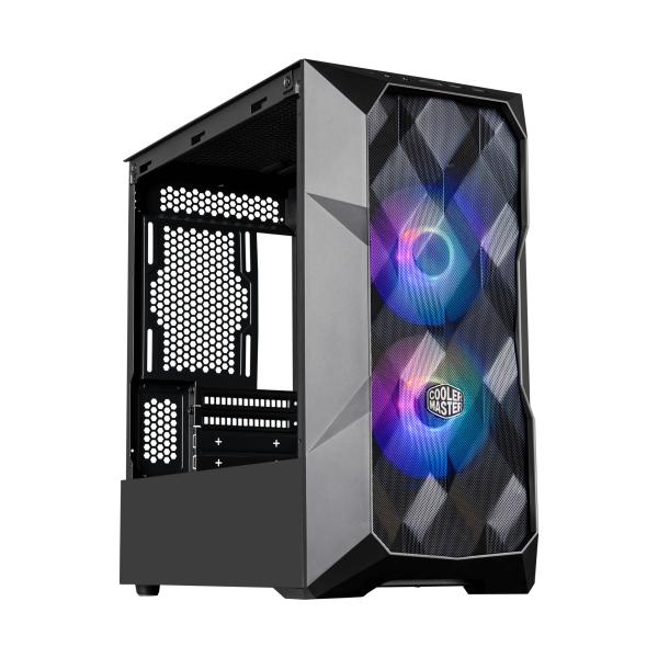 Cooler master refroidisseur td300-kgnn-s00 td300 mesh, matx, midi-towe, argb, façade en maille 3d, dessus amovible, noir