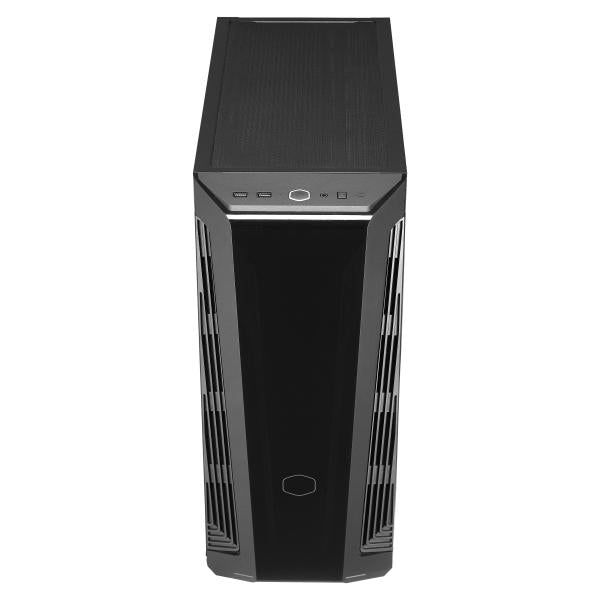 Cooler master mb540-kgnn-s00 masterbox 540, atx, tour midi, fenêtre, hub argb, 120mm pwm, noir