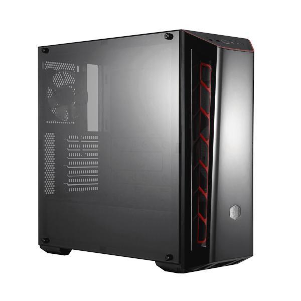 Cooler master mb520-kgnn-s01 masterbox 520 noir, atx, tour midi, fenêtre transparente bord à bord