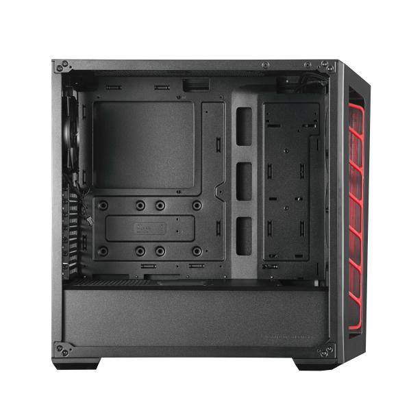 Cooler master mb520-kgnn-s01 masterbox 520 noir, atx, tour midi, fenêtre transparente bord à bord