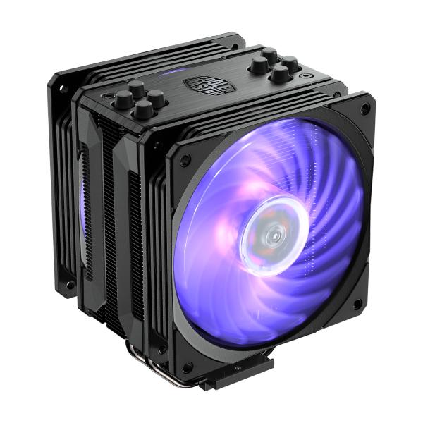 Cooler master rr-212s-20pc-r2 hyper 212rgb édition noire avec lga1700, 120mm, 650-2000 tr/min, 4 caloducs