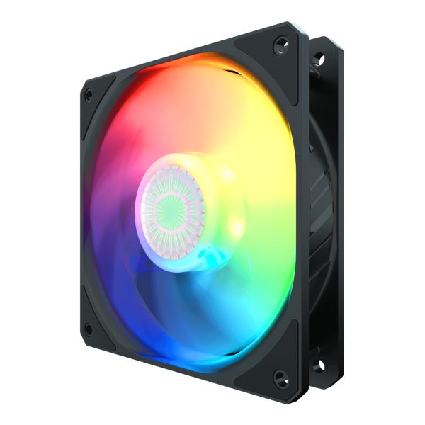 Cooler master mfx-b2dn-183pa-r1 faucilleflow 120 argb 3 en 1, 3x 120mm, 650-1800 tr/min, 8 - 27 dBA