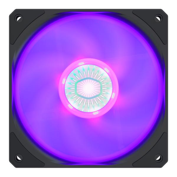 Cooler master mfx-b2dn-18npc-r1 faucilleflow 120 rgb, 4 broches, 120mm, fusil, 650-1800 tr/min, 8 - 27 dba