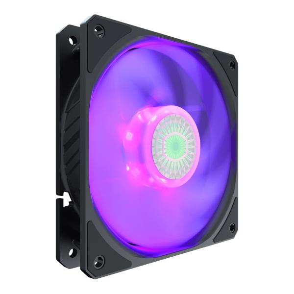 Cooler master mfx-b2dn-18npc-r1 faucilleflow 120 rgb, 4 broches, 120mm, fusil, 650-1800 tr/min, 8 - 27 dba