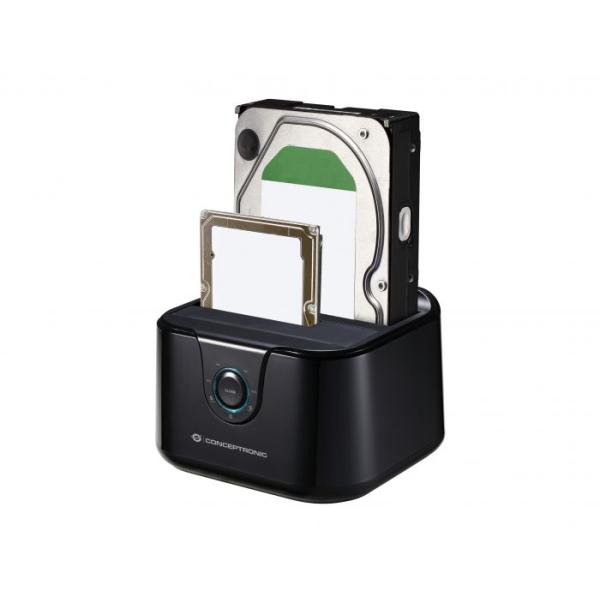 Conceptronic donn12b donn12b double baie 2.5 pouces 3.5 pouces sata disque dur dock usb 3.0
