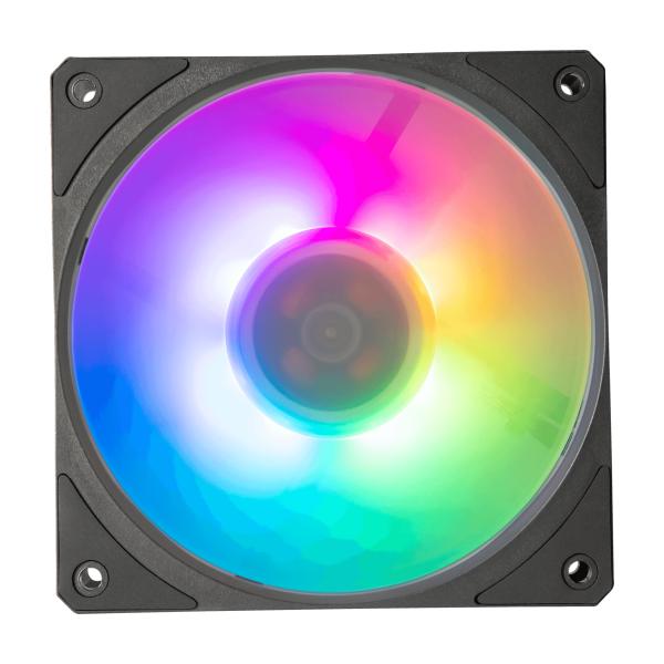 Cooler master mfz-m2dn-24np2-r1 mobius 120p argb, 120 mm, 2400 tr/min, 30 db, 75.2 cfm, noir