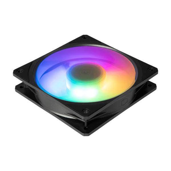Cooler master mfz-m2dn-24np2-r1 mobius 120p argb, 120 mm, 2400 tr/min, 30 db, 75.2 cfm, noir