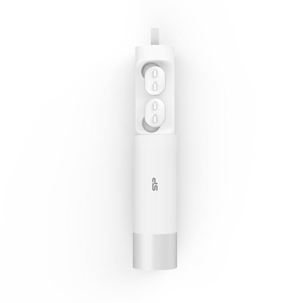 Silicon power sp5mwasybp81bt0w blast plug bp81 casque, sans fil bluetooth 5.0, appels musique, blanc