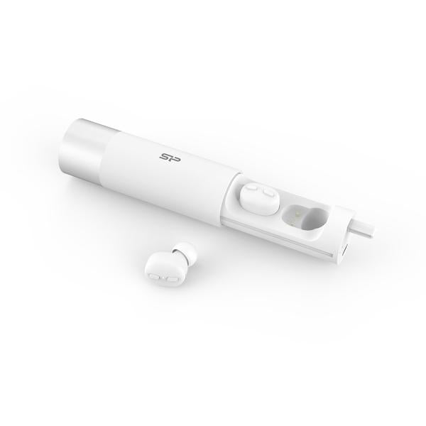 Silicon power sp5mwasybp81bt0w blast plug bp81 casque, sans fil bluetooth 5.0, appels musique, blanc