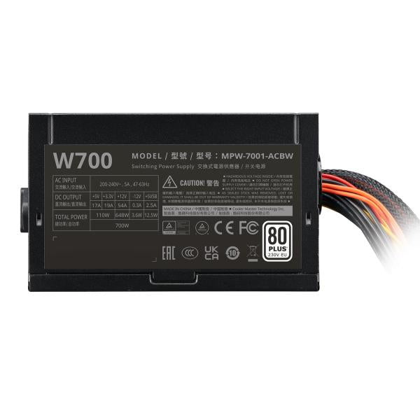 Refroidisseur maître mpw-7001-acbw-beu élite nex w700 230v, atx, 700w, apfc+, 82%, 120mm