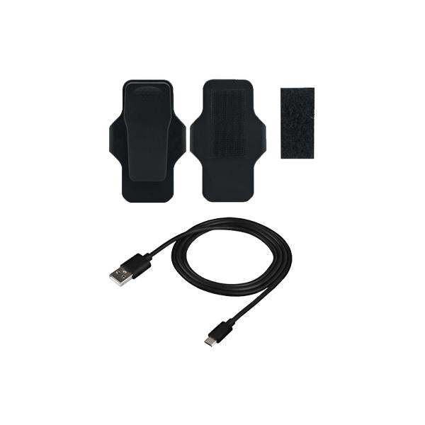 Kit d'accessoires pour caméra corporelle Transcend ts-dbk4 pour dpb10b, noir