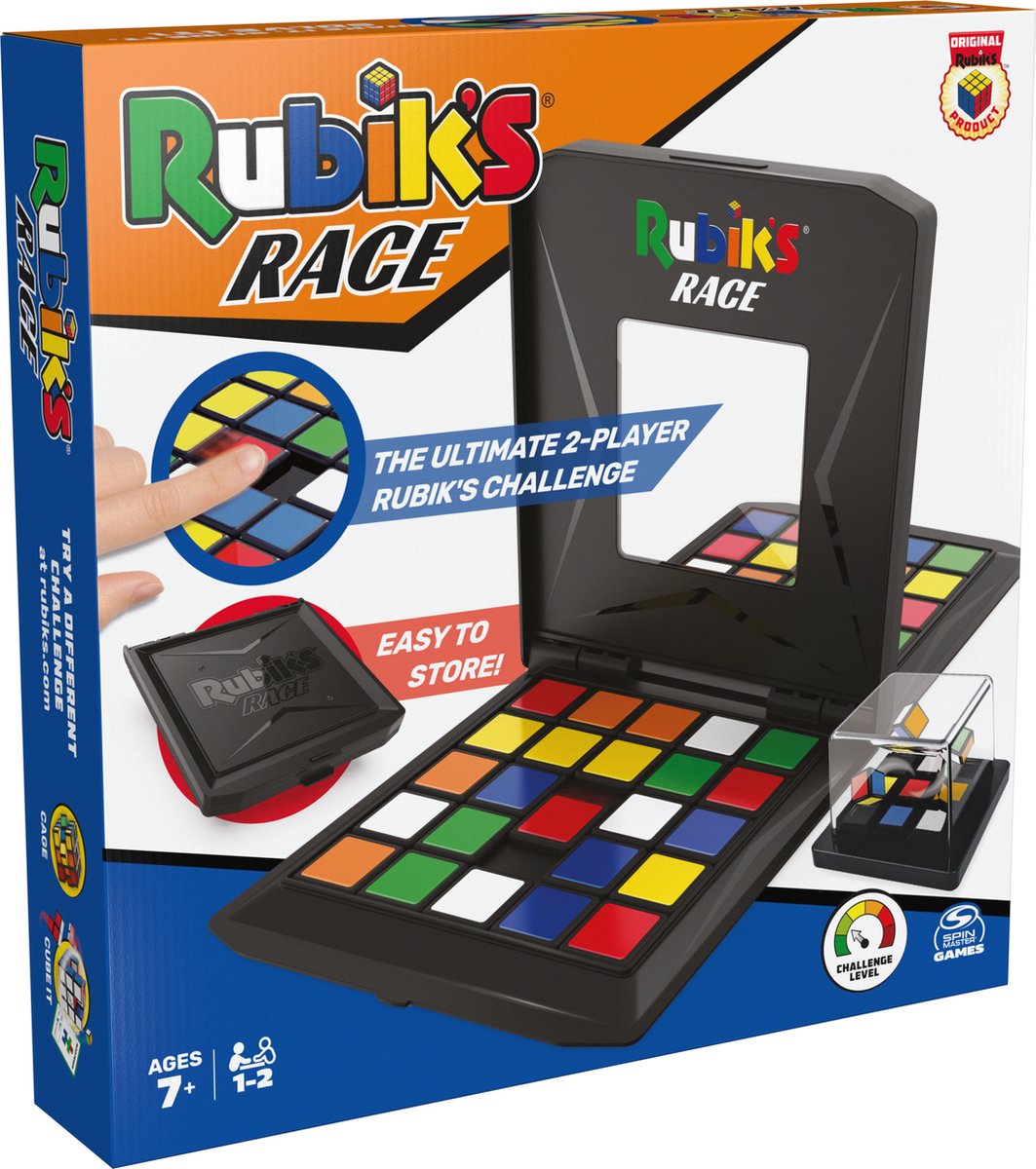 Rubik's Race - jeu de société classique à séquence stratégique à grande vitesse - jeu de confrontation ultime à deux joueurs