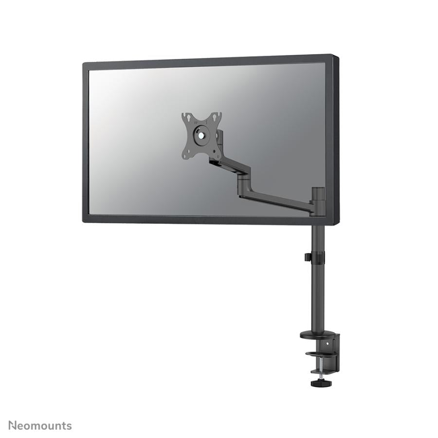 Neomounts ds60-425bl1 support de bureau, 1x 27 pouces, 8 kg, inclinable et pivotant, 100x100 mm, noir