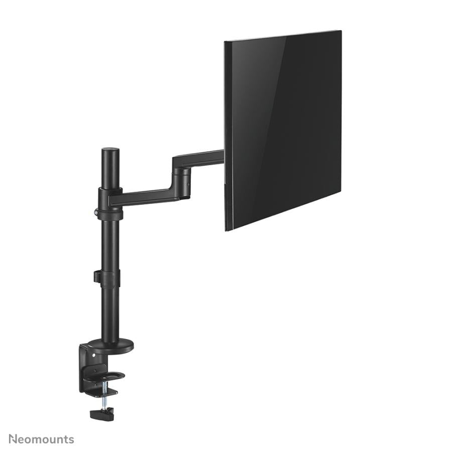 Neomounts ds60-425bl1 support de bureau, 1x 27 pouces, 8 kg, inclinable et pivotant, 100x100 mm, noir
