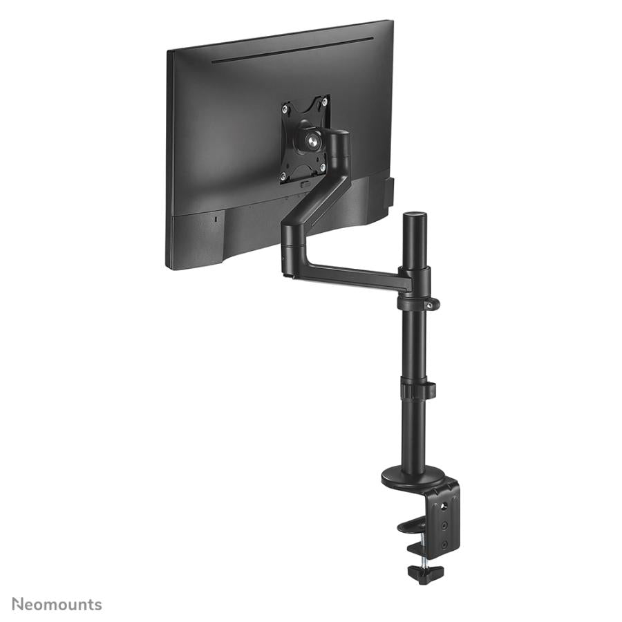 Neomounts ds60-425bl1 support de bureau, 1x 27 pouces, 8 kg, inclinable et pivotant, 100x100 mm, noir