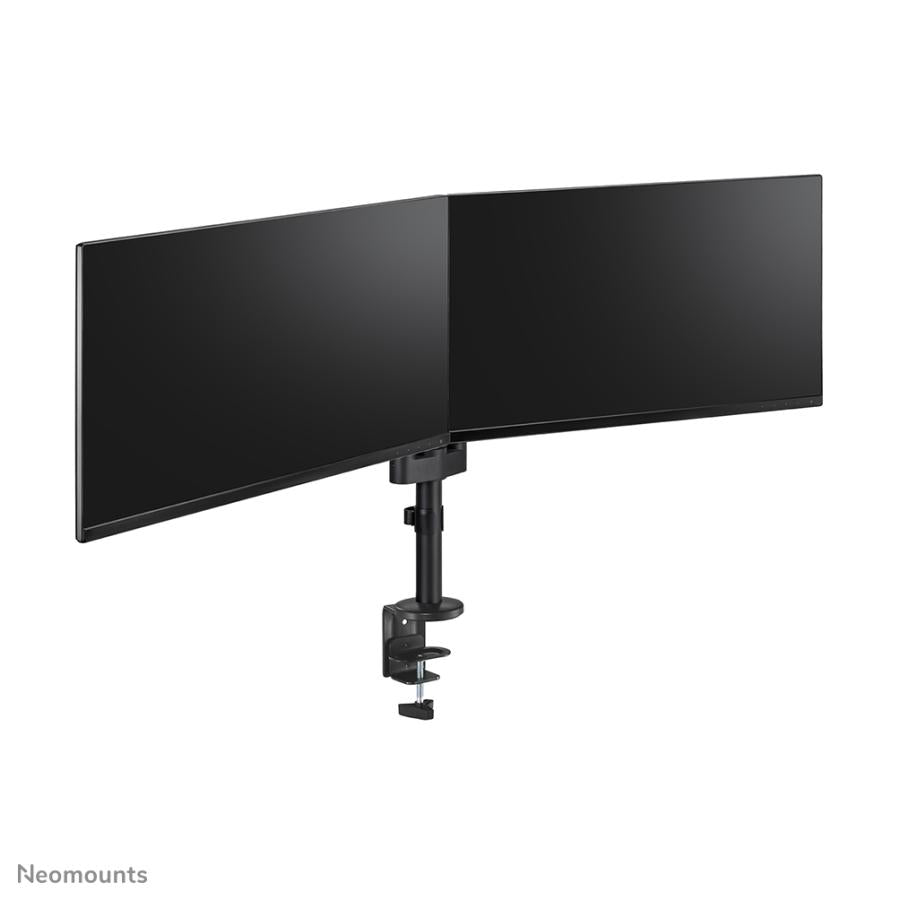Bras pour moniteur de bureau Neomounts ds60-425bl2, passe-fil de serrage, 17 - 27, 8 kg, 100x100 mm, noir